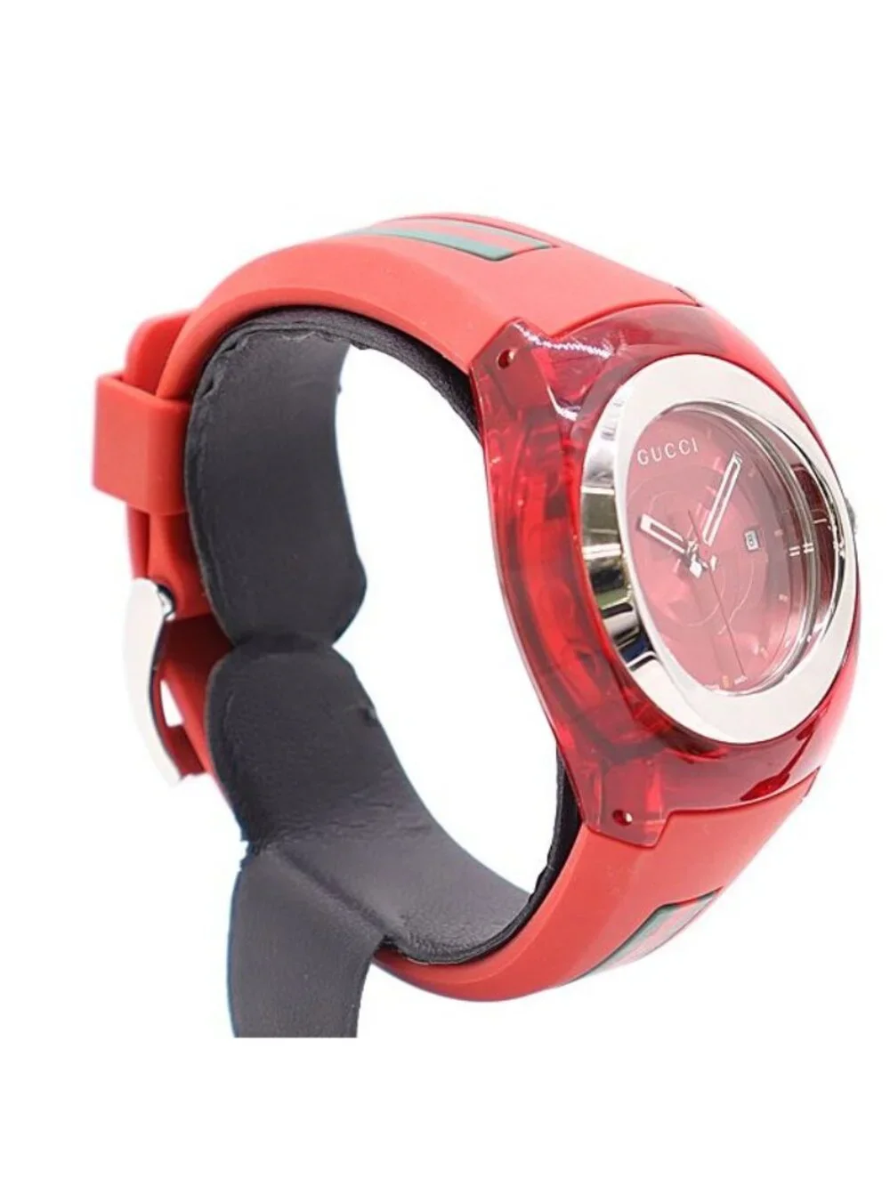 Gucci Date Red Dial Watch